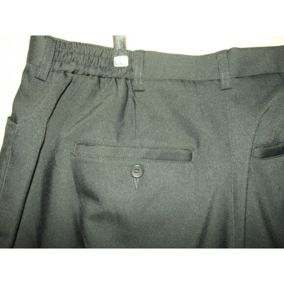 oobe Pants Womens Plus Size 20 x 29" Gray Flat Front straight leg Uniform Work - Picture 9 of 11